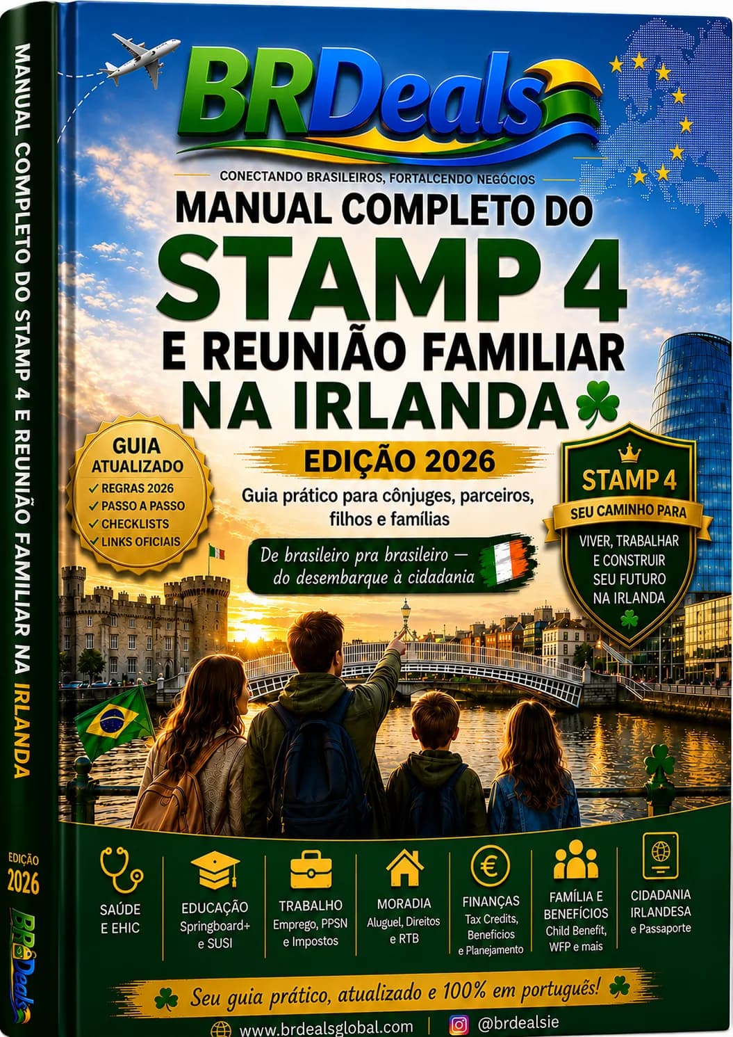 Capa do Manual Completo do Stamp 4 e Reunião Familiar na Irlanda, edição 2026